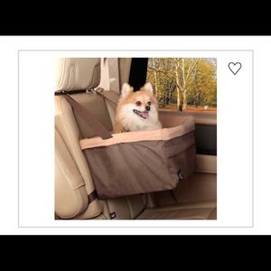 Tan/brown doggy car seat