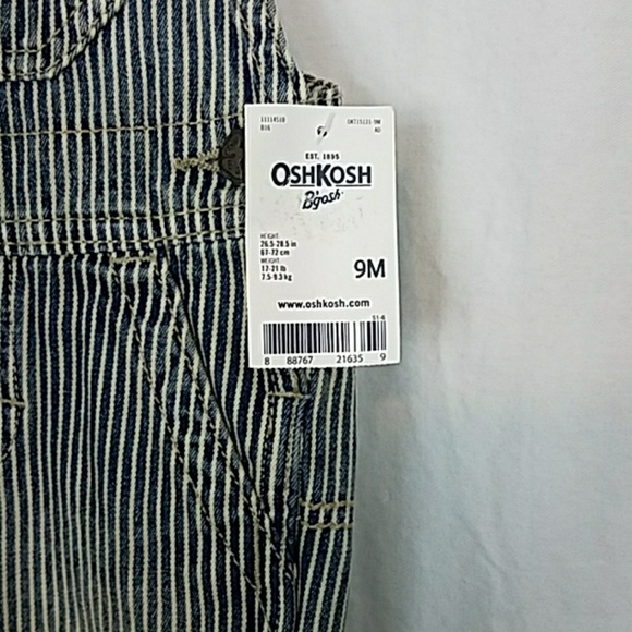 Oshkosh B'gosh 9M Overalls NWT - Picture 2 of 5