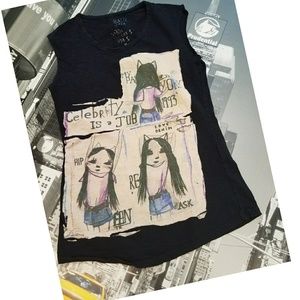 Unique Zara Sleevless Tee