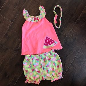 Three pieces, brand new neon outfit