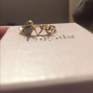 Gold love ring
