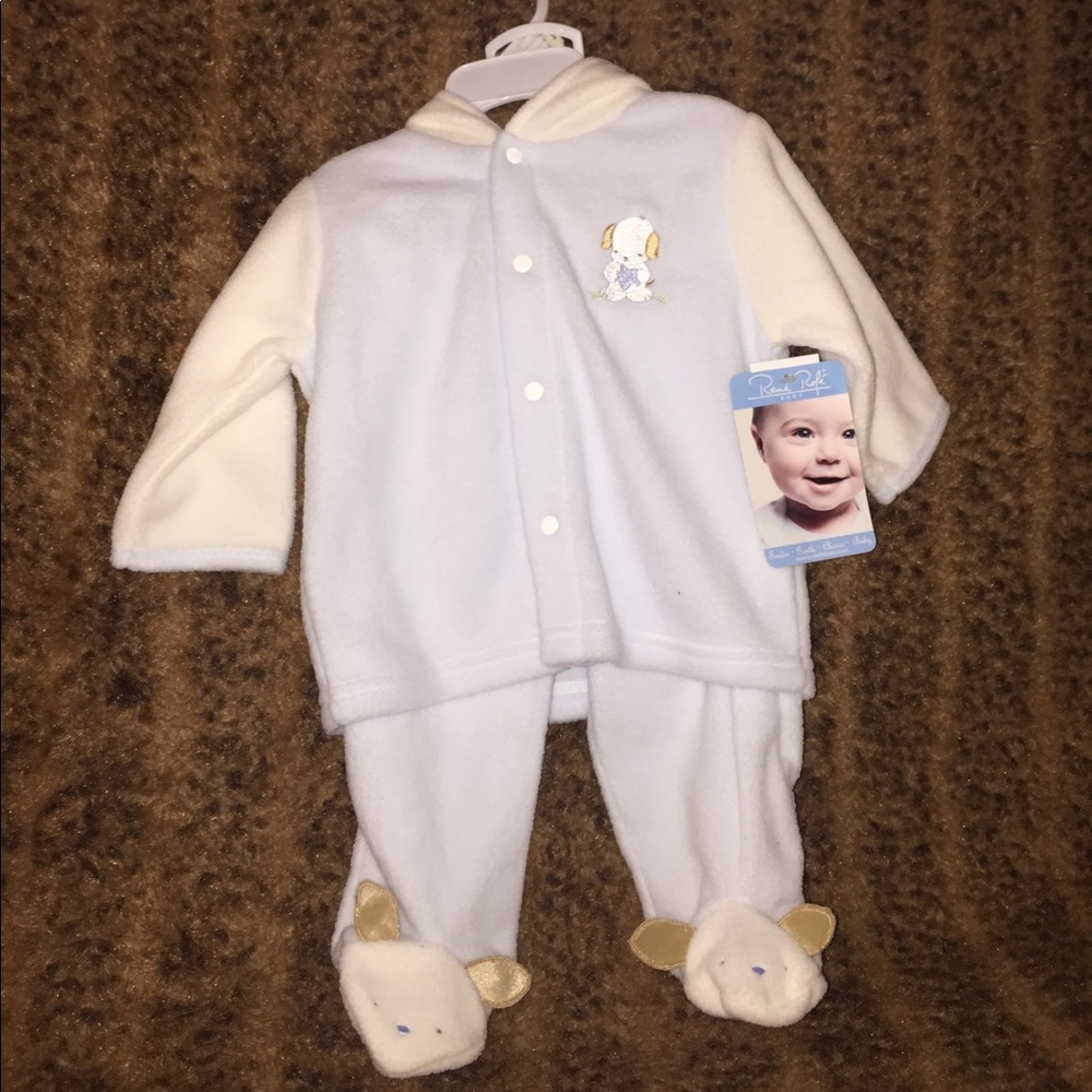 Rene Rofe Baby Sweater Baby Set Size 6-9 Months