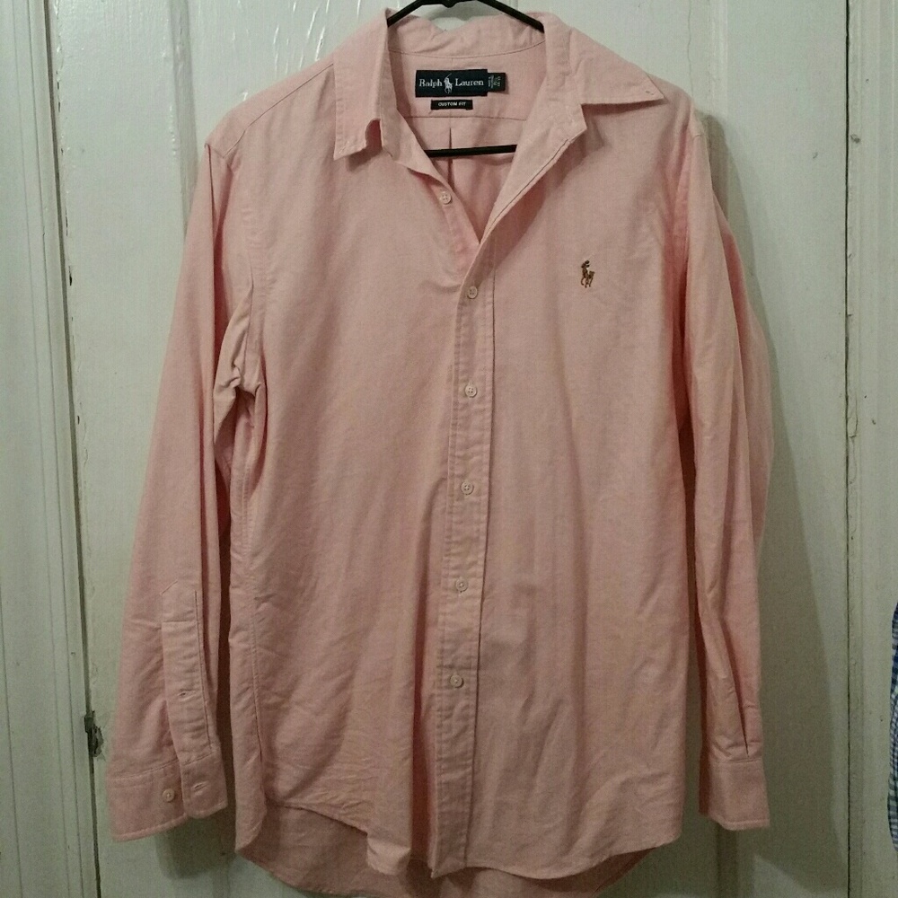 Ralph Lauren Heathered Pink Dress Shirt
