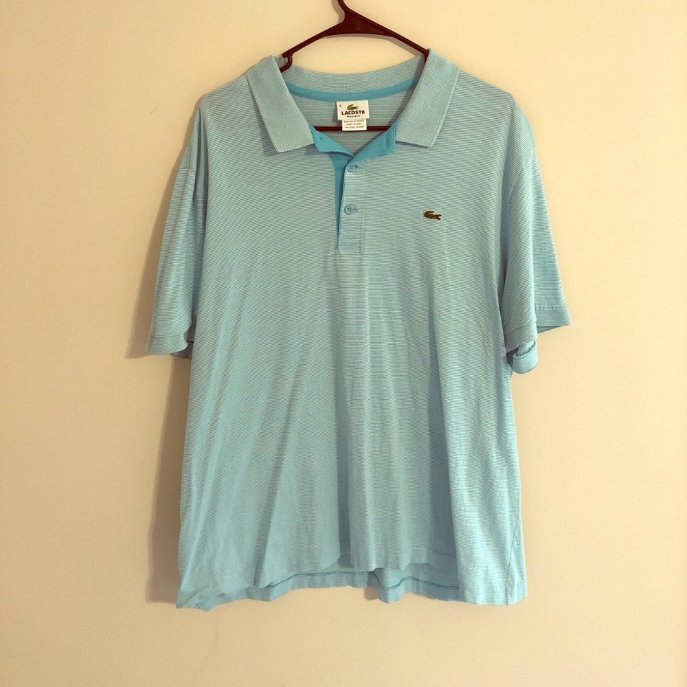 Blue Lacoste Polo