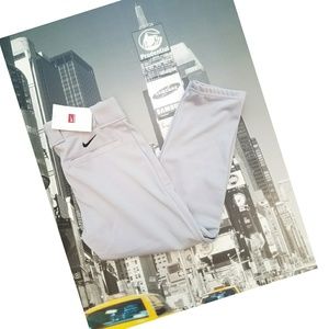 Boys Nike Baseball Pants Sz Med Grey