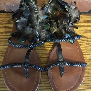feather sandals aldo