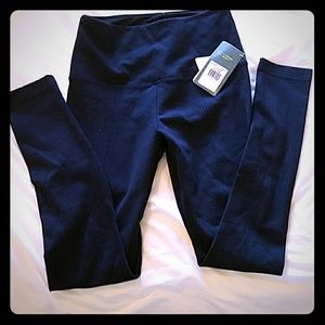 High waisted navy pants