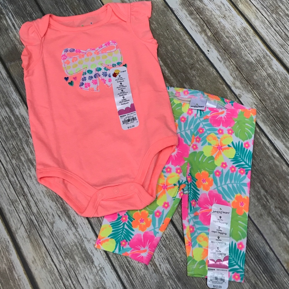 NWT 🌸Jumping Bean 2pc Set