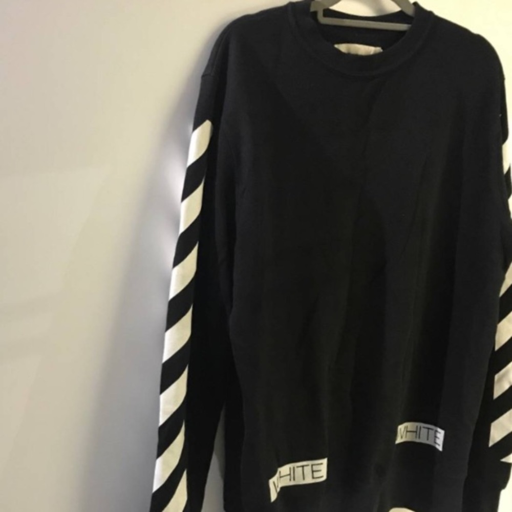 Off-White Blue Collar Sweatshirt