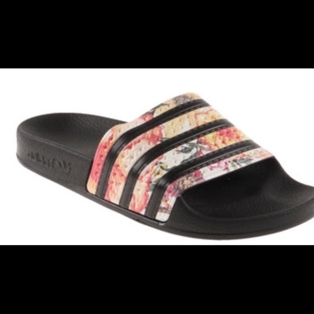 Adidas adilette farmer sandal black