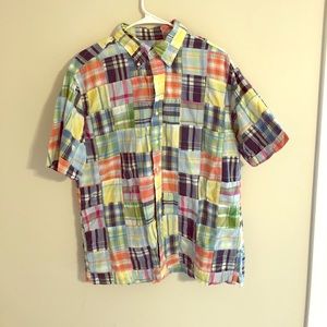 Brooks brothers quilt short sleeve button down