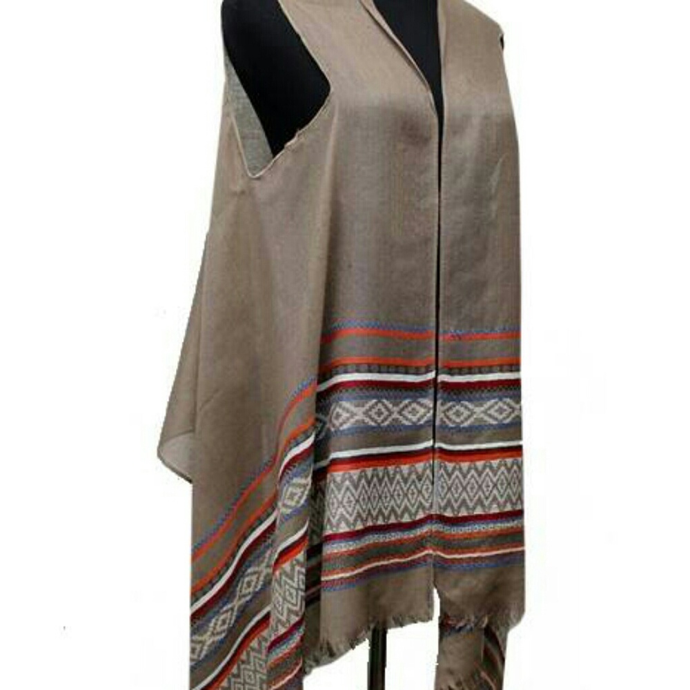 Mocha tribal kimono