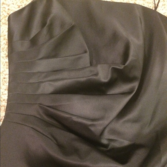 Black Strapless Cocktail Dress - Picture 2 of 3