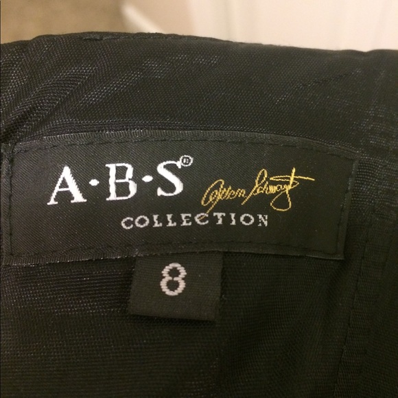 Black Strapless Cocktail Dress - Picture 3 of 3