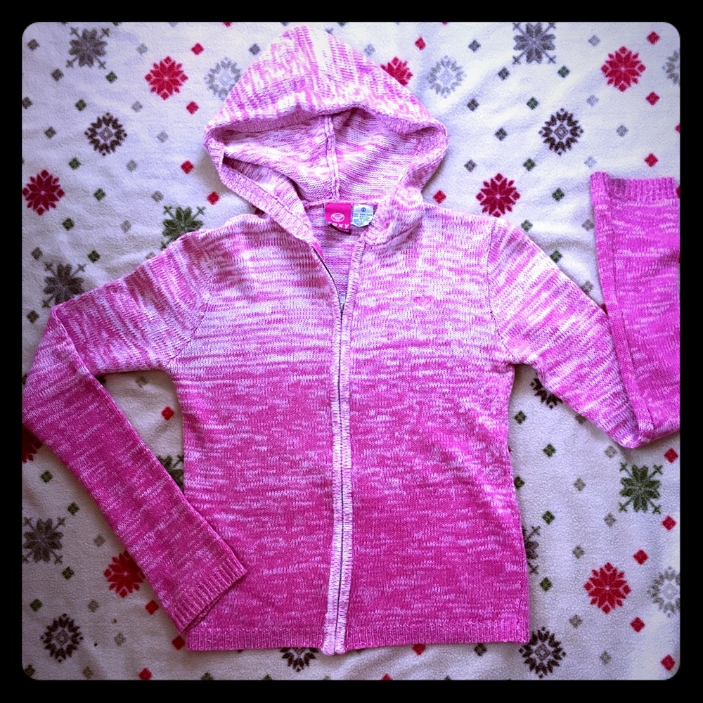 Quicksilver*ombre*zip-up hoodie**S**