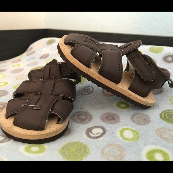 Carter’s Sz2 Sandals Boy Toddler - Picture 1 of 5