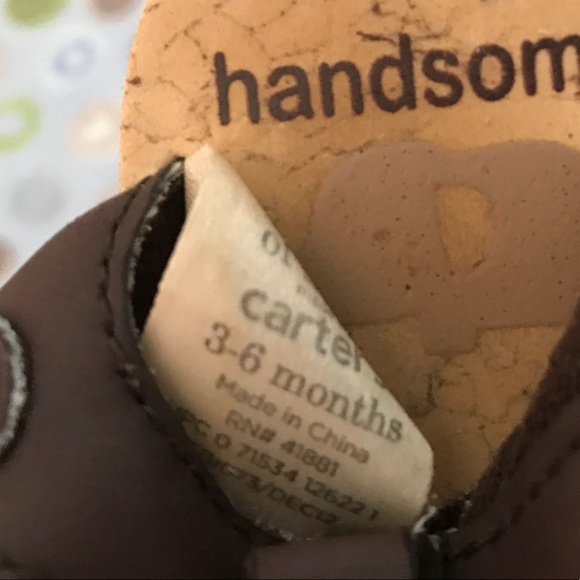 Carter’s Sz2 Sandals Boy Toddler - Picture 5 of 5