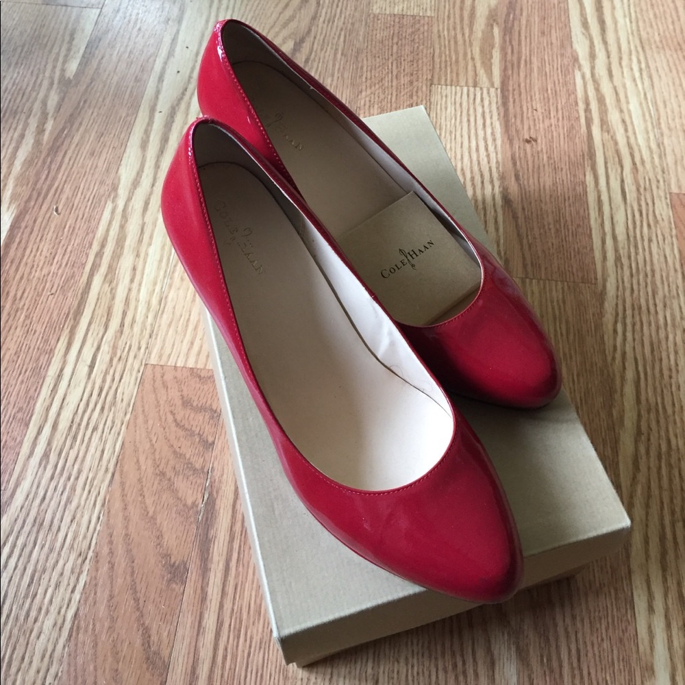 RED Patent Cole Haan Pumps! 👠