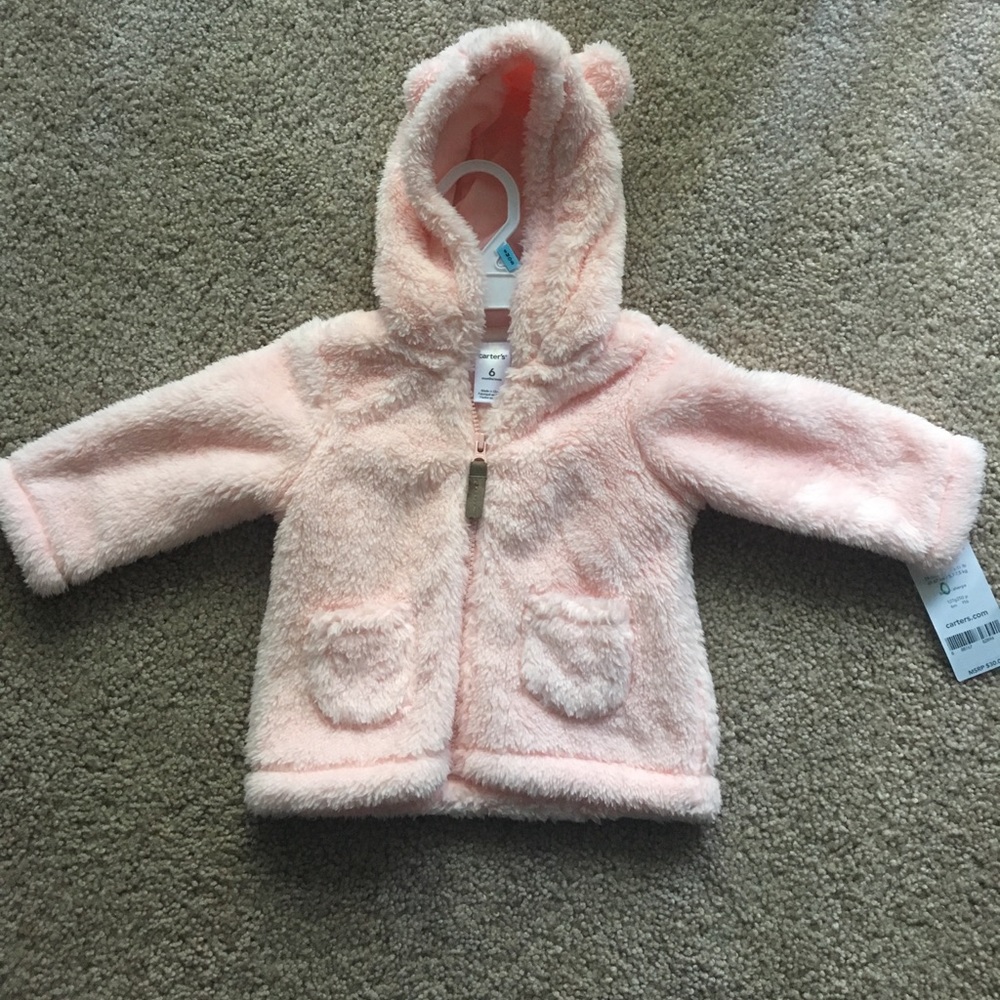 Baby Carter’s fur coat, 6 months BRAND NEW.