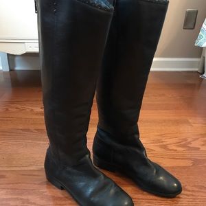 Jack Rogers 8 black riding boots EUC