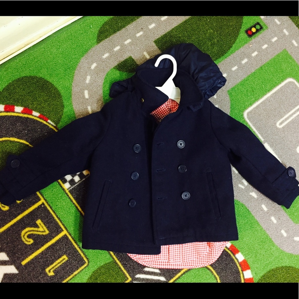 ❤️H&M👦🏻Double breasted peacoat.‼️Make a offer