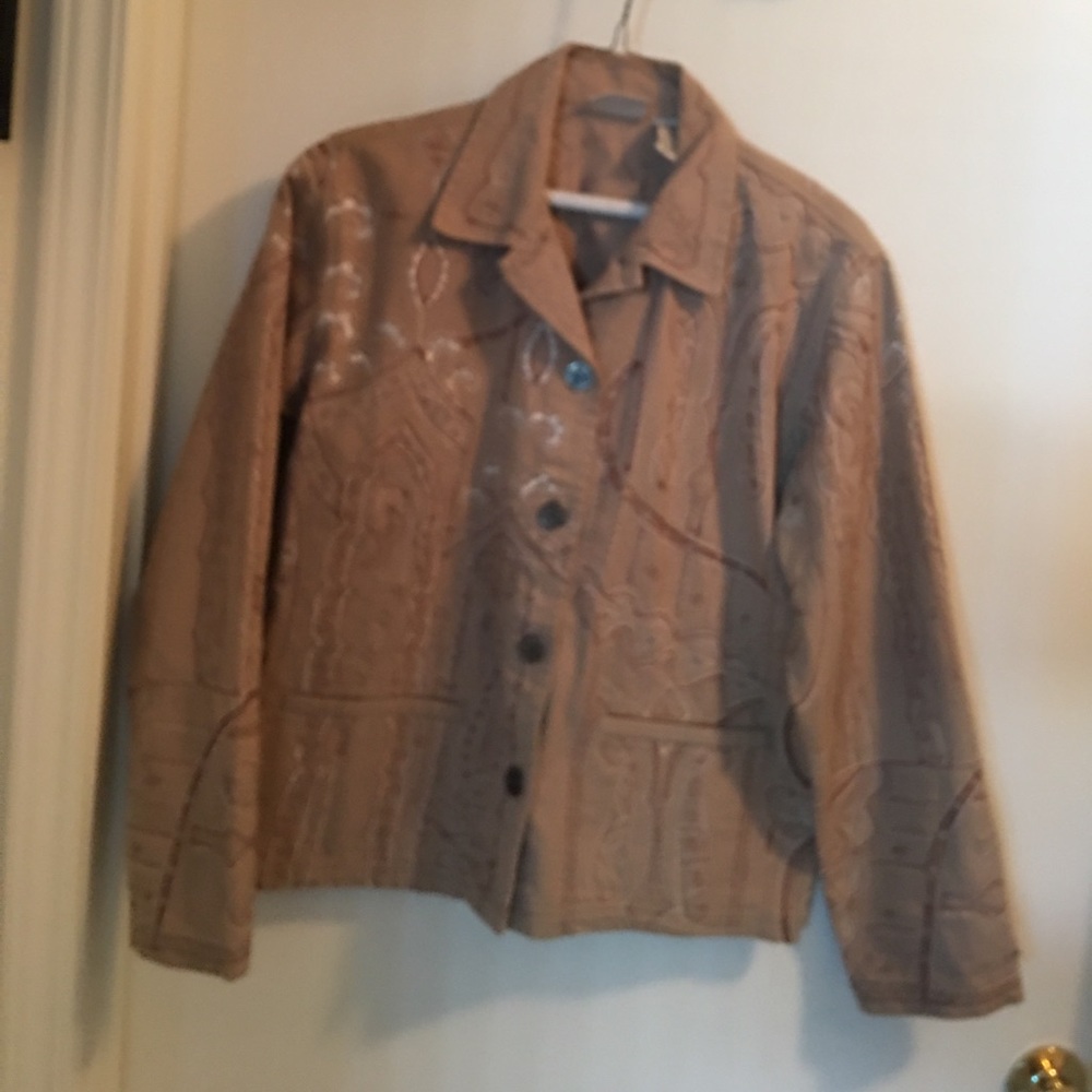 Embroidered Chico’s jacket