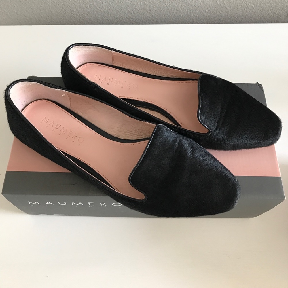 Calf hair flats