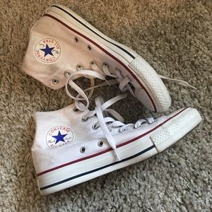 white high top converse