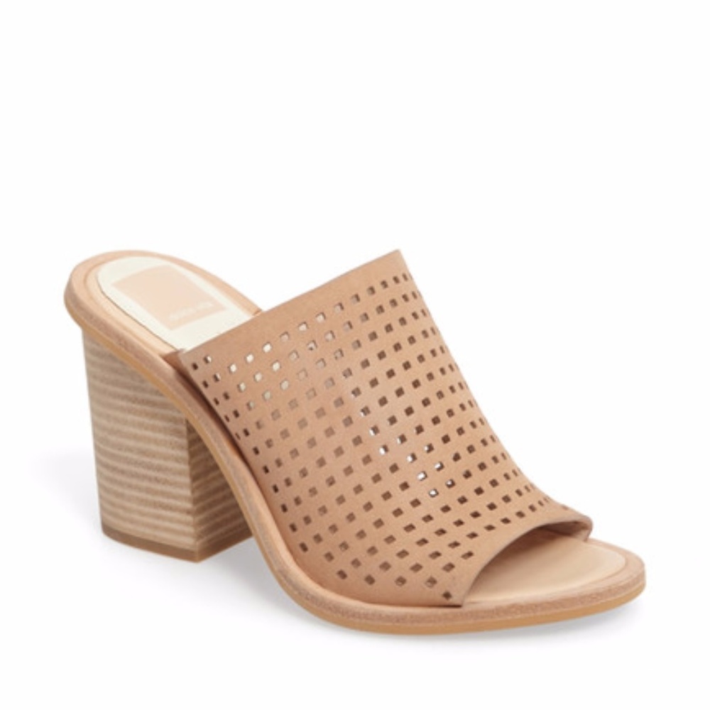 Dolce Vita "Wales" preforated mule heel