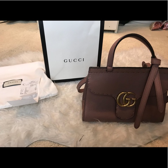 ❌SOLD❌ Gucci GG Marmont Top Bag Mini - Picture 6 of 7
