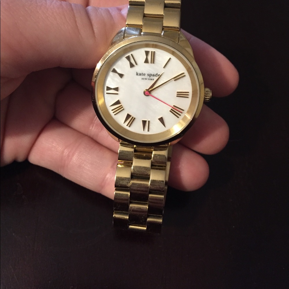Gold Kate spade watch