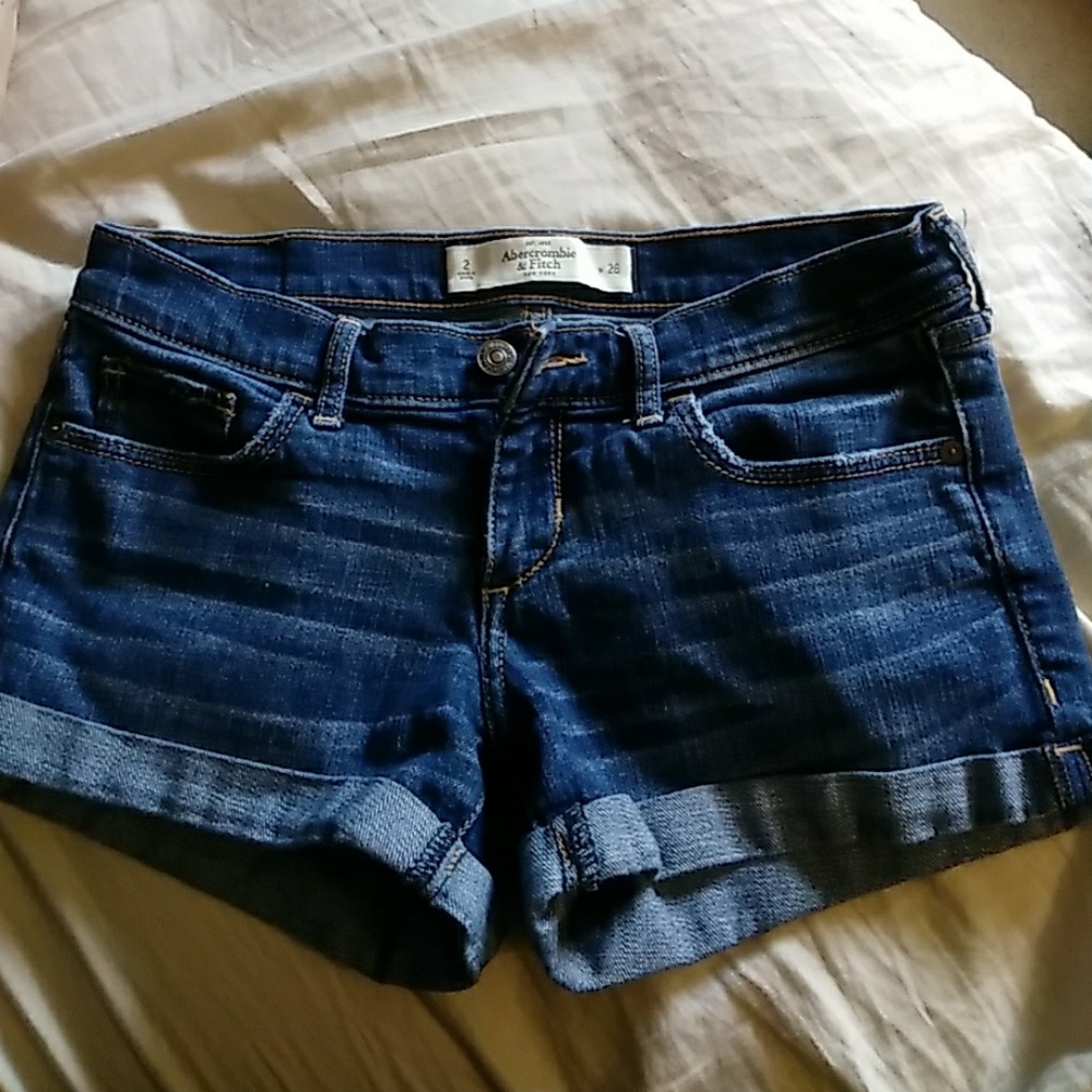 Abercrombie and fitch jean shorts