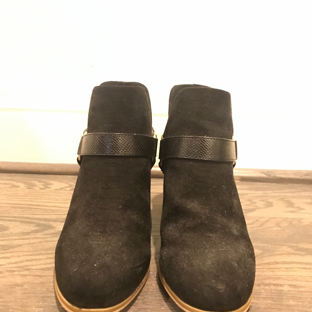 Top Shop black slip on Ankle Booties - Picture 2 of 4