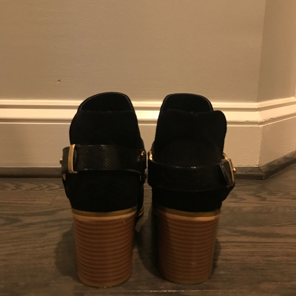 Top Shop black slip on Ankle Booties - Picture 3 of 4