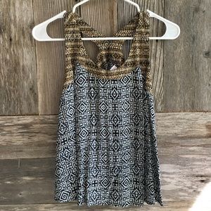 Tribal print tank