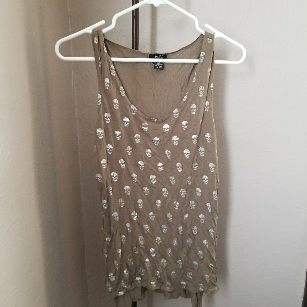 Skull tank top