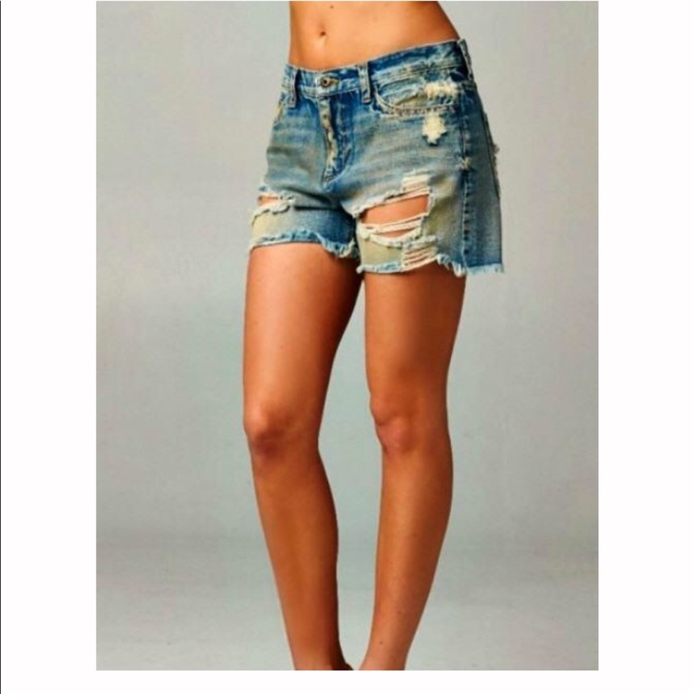 Denim shorts