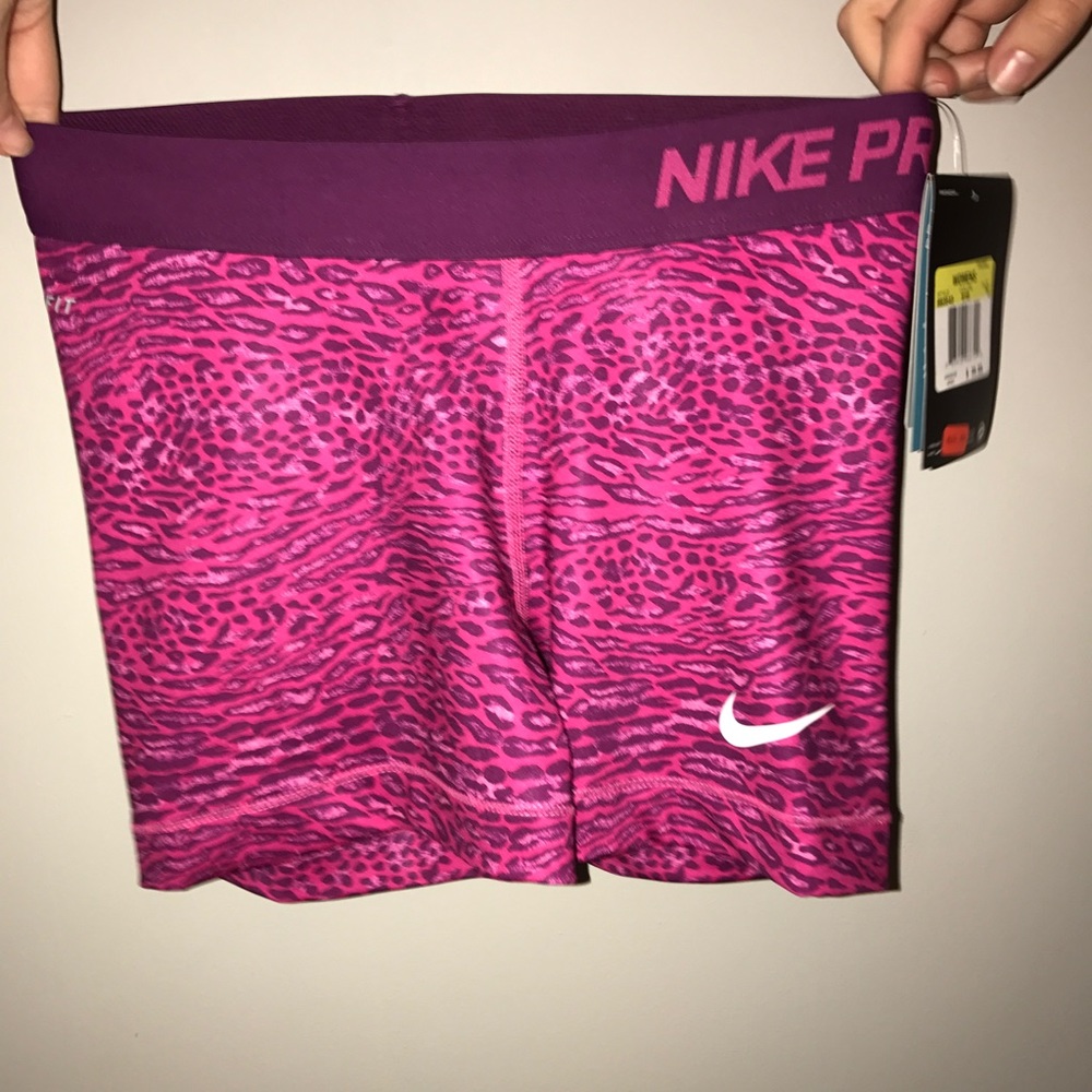 Pink Cheetah Nike Pros