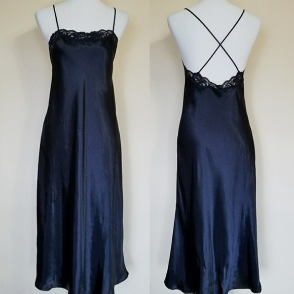 van Roalte Other - Satin & Lace Black Long Slip size S