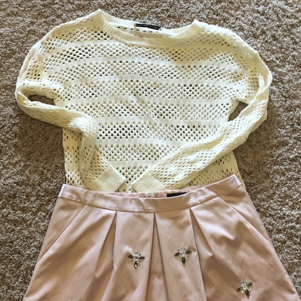 Cream sweater