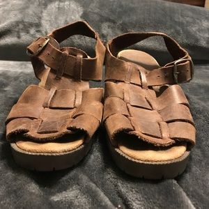 Leather sandals