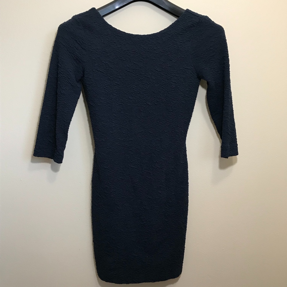 Textured Sexy Bodycon Dress A|X Armani Exchange