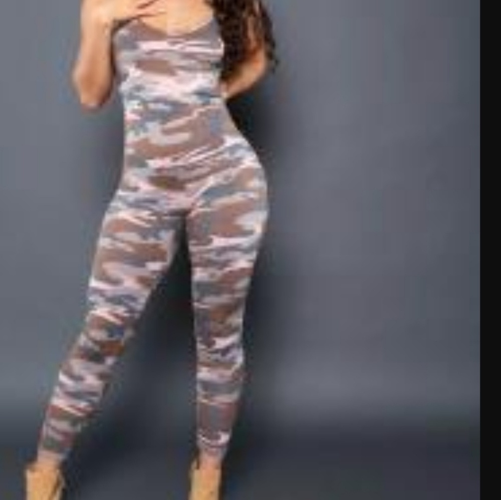 Camouflage jumpsuit