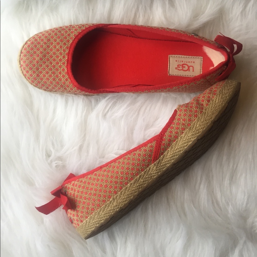 UGG Indah Burlap Flats