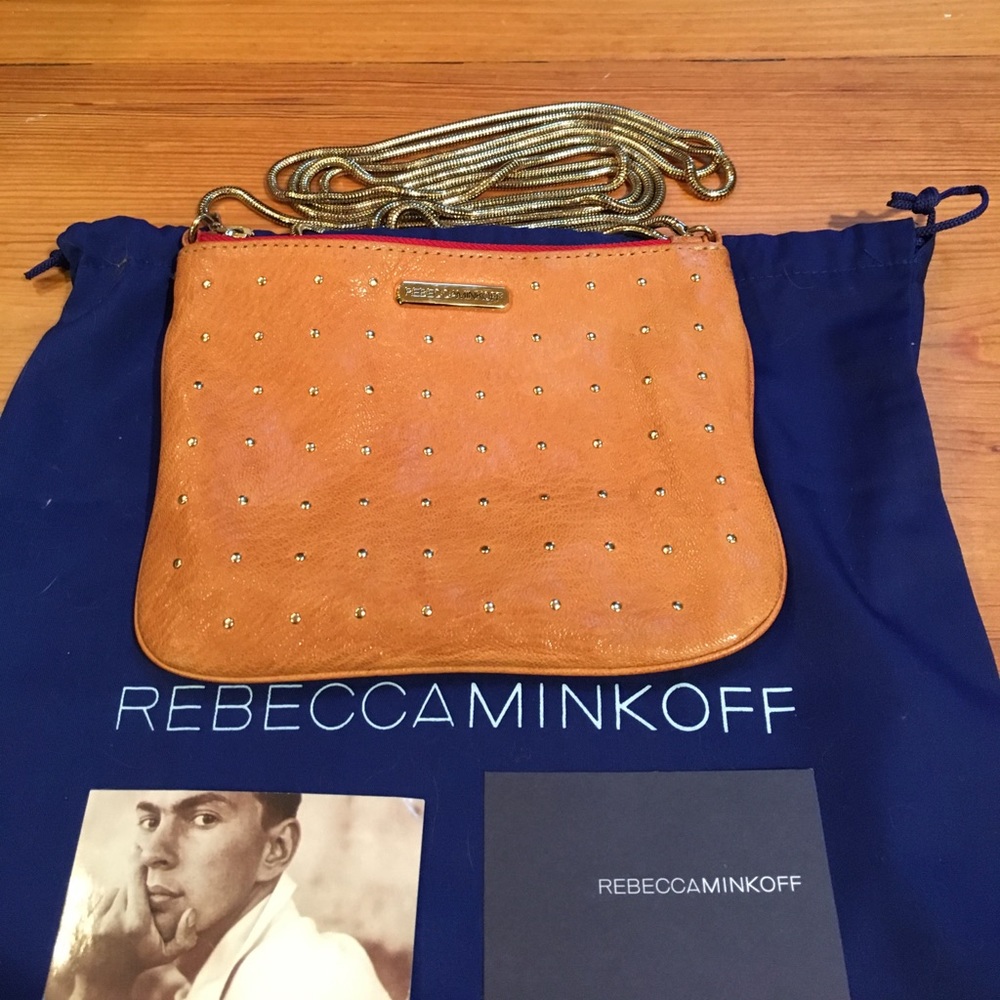 Rebecca Minkoff Tan Studded Crossbody