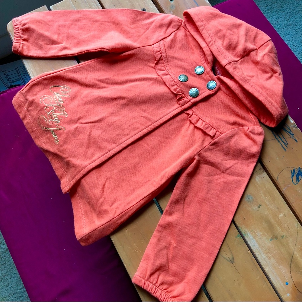 Calvin Klein Jeans Orange Jacket/ 24 Months