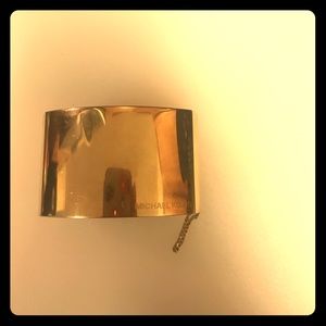 Gold tone Michael kors bangle