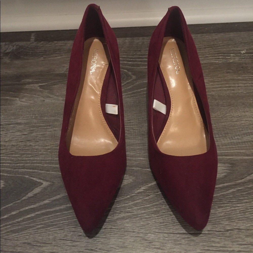 Burgundy Merona Heels