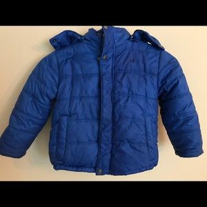 Boys Calvin Klein winter coat.  4T blue