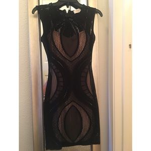 Black Laced Dress. Holiday Party Perfect!